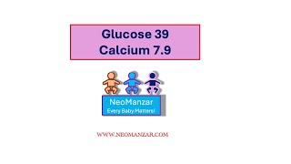 Glucose 39 mgdL Calcium 79 mgdL Newborn Infant [upl. by Os145]