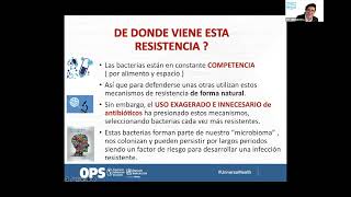 Webinar  La resistencia antimicrobiana y los alimentos [upl. by Nuahs]