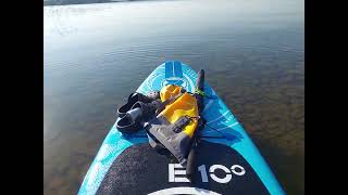 Relaxing ASMR Floating around on my SUP Vänern lake Sweden [upl. by Aliet]