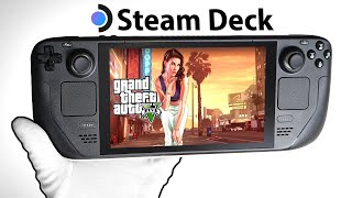 The Steam Deck Unboxing  Ultimate Handheld Gaming PC GTA5 Elden Ring Call of Duty [upl. by Hjerpe]