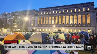 Conservative Judges Vow To BLACKLIST Law School Graduates Over Protests [upl. by Lehplar]