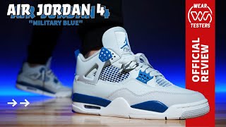 Air Jordan 4 Military Blue 2024 [upl. by Enelhtak]