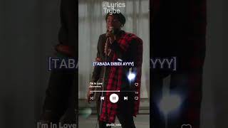 Patoranking  Im In Love Lyrics lyricstrybe [upl. by Lekcar]