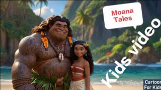 Moana Bedtime Story 🌋🌋🌋  The Ocean Calls 🌋🌋🌋  The Realm of Monsters 🌋🌋🌋 cartoon tales baby [upl. by Erdnoed]