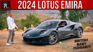 The 2024 Lotus Emira Is A Supercharged Precision Track Weapon With Supercar Vibes [upl. by Outhe]