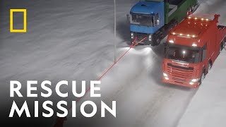 A Three Part Rescue Mission  Ice Road Rescue  National Geographic UK [upl. by Blackburn811]