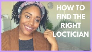 How to Find the Right Loctician  Starter Locs [upl. by Onej]