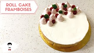 RECETTE ROLL CAKE FRAMBOISES [upl. by Dumond]