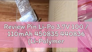 Review Pin LiPo 37V 100  110mAh 450835 440836 LiPolymer cho Tai Nghe Bluetooth máy ghi âm P [upl. by Fabriane]