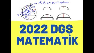 2022 DGS Matematik Soruları Ve Açıklamalı Çözümleri [upl. by Zischke163]