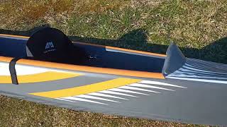 aqua marina tomahawk air k 440 Kayak unbox review and test [upl. by Benisch]