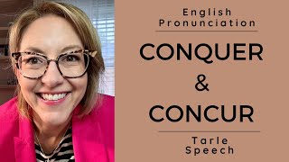 Learn how to pronounce CONQUER amp CONCUR  American English Pronunciation Lesson learnenglish [upl. by Ocin]