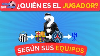 ADIVINA el JUGADOR por su TRAYECTORÍA  FUTBOL QUIZ MASTER [upl. by Eeryk]