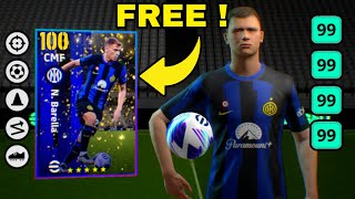 HOW TO TRAIN FREE BARELLA MAX LEVEL  EFOOTBALL 2024 MOBILE [upl. by Jenne]