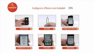 Configura tu iPhone 4 con EUSKALTEL [upl. by Nosnibor819]