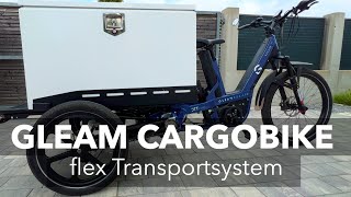 Gleam Escape ECargo Bike mit flex Transportsystem [upl. by Kcirret676]