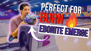 FOR LONG OIL  Ebonite Emerge  Bowling Ball Review  44’ Oil Pattern [upl. by Yasmar266]