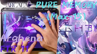 Arcaea 50｜Lv11  2023公募隱藏魔王｜Arghena FTR 11 PURE MEMORY Max15 10001429pts [upl. by Odie]