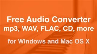 Free Audio Converter Software Mac Windows 10 8 7 [upl. by Hofmann]