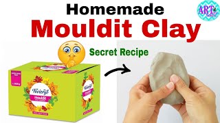 How to make Mouldit Clay at Home  Homemade Mouldit Clay DIY [upl. by Arim]