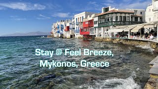 Stay  Feel Breeze Mykonos Greece 🇬🇷 October 2024 [upl. by Gilliam]