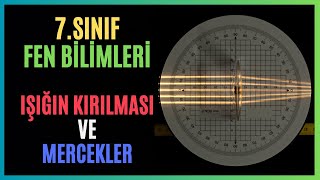 7SINIF  FEN BİLİMLERİ  IŞIĞIN KIRILMASI VE MERCEKLER [upl. by Anayia]