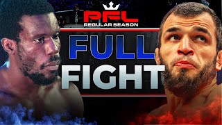 WILD Lightweight Bout  Makkasharip Zaynukov v Dedrek Sanders  Full Fight  Battle Of The Giants [upl. by Aiel]