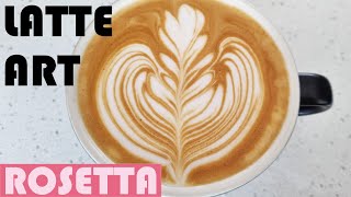 Latte Art Rosetta [upl. by Clapp]