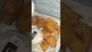 Trying Chicken Nuggets 😋♥️✨ youtubeshorts shorts nuggets foodie [upl. by Yenhpad]