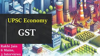 Economy GST UPSC Prelims 2024 lectures [upl. by Einneb345]