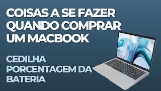 Coisas a se fazer quando comprar um MacBook novo  como colocar cedilha acentos interroção [upl. by Adnwahs]