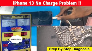 iPhone 13 Not Charging Problem Fixed  SOP  Step by Step Diagnosis [upl. by Llesig]