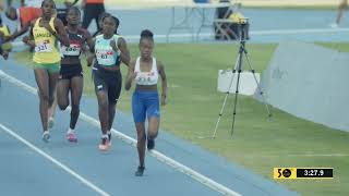 CARIFTA50 1500m U17 Girls Final  SportsMax TV [upl. by Olenta]