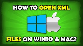 How To Open XML File In Windows 10  Mac [upl. by Rekab]