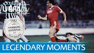 Magaths Hamburg wonder goal 1983 [upl. by Idden]