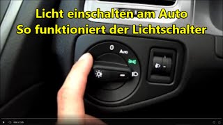 Autofahren lernen  Licht einschalten am Auto so gehts Autolicht schalten Abblendlicht [upl. by Scuram]