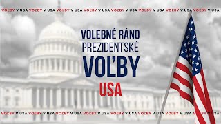 USA volebné ráno na ta3 Mimoriadne štúdio ta3 Prezidentské voľby USA [upl. by Nessy]