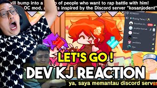 DEV KJ REACTION CommunityGame PLAYING KOSAN JODENT MOD  DIA ADA DI SERVER DISCORD KOSAN JODENT [upl. by Ihcelek248]