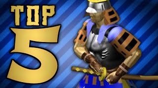 TOP 5 MEJORES UNIDADES ÚNICAS DE AGE OF EMPIRES 2 [upl. by Thar104]