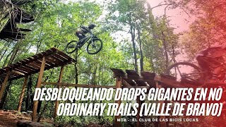 Saltando Drops GIGANTES en No Ordinary Trails en Valle de Bravo  MTB MEXICO  CBL [upl. by Mano]