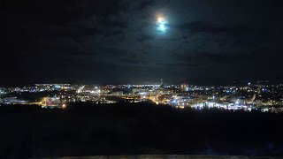 Huge meteor burns up over Reykjavík  Live from Iceland [upl. by Dercy]