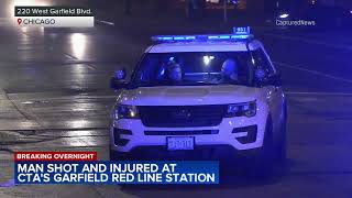 Man shoots knifewielding man at South Side Red Line station Chicago police say [upl. by Marie-Ann434]