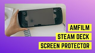 amFilm Steam Deck Screen Protector Test [upl. by Nadabus50]