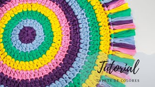 Tutorial Tapete de colores  Trapillo Pillo [upl. by Mathi]