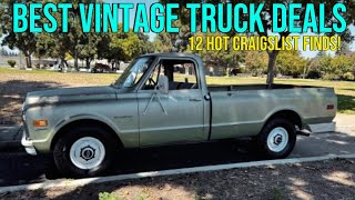 12 Hot Craigslist Classic Trucks for Sale by Owner  Best Deals on Vintage Rides [upl. by Severin]