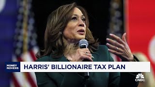 VP Harris pivots tax focus to billionaires paying their fair share [upl. by Azial]