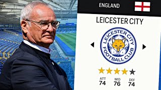 Rebuilding Leicester City with Claudio Ranieri in just 60 seconds [upl. by Kwapong]