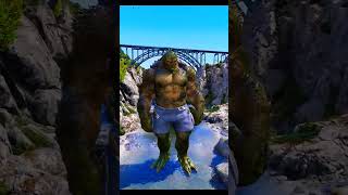 GTA V5 SPIDERMAN HELPING Abomination to become a GIANT MONSTER 💩💩💩 gta shorts cartoon gtav [upl. by Aina606]