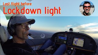 Last flight before lockdown light [upl. by Aihsotan]