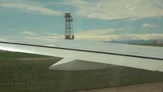 Lufthansa B787 Landing Denver International Airport [upl. by Suiratnod]